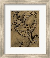 Leaf Scroll I Fine Art Print