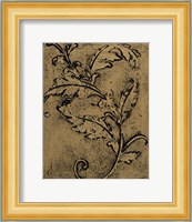 Leaf Scroll I Fine Art Print