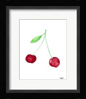 Two Cherries I Framed Print
