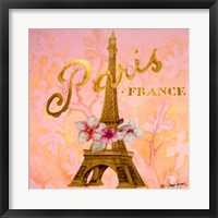 Gold Paris Eiffel Fine Art Print