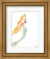 Origami Mermaid Fine Art Print