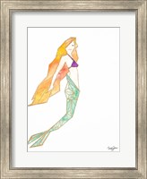 Origami Mermaid Fine Art Print