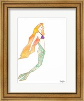 Origami Mermaid Fine Art Print