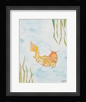 Origami Koi Framed Print