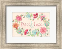 Peace and Love Wreath Fine Art Print