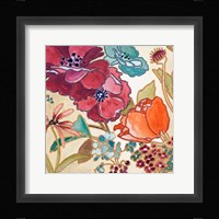 Le Jardin Colorful I Framed Print