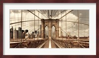 Brooklyn Bridge (sepia) Fine Art Print