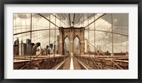 Brooklyn Bridge (sepia) Fine Art Print