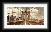 Brooklyn Bridge (sepia) Fine Art Print