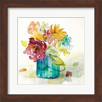 Flower Burst in Vase II Fine Art Print