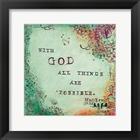 All Things Are Possible Fine Art Print