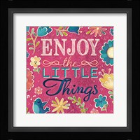 Enjoy the Little Things Burst I Fine Art Print