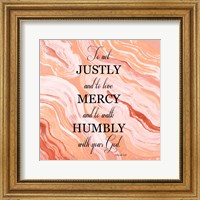 To Act Justly Fine Art Print