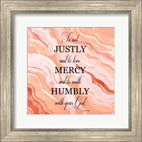 To Act Justly Fine Art Print