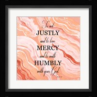 To Act Justly Fine Art Print