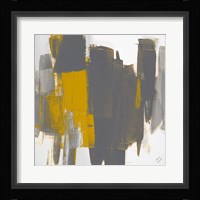 Prevailing Gray Square I Framed Print