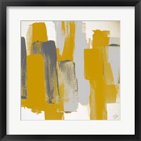 Prevailing Gray Square II Framed Print