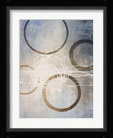 Blue Connections I Framed Print