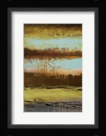 Teal Wahn II Framed Print
