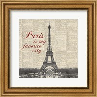 Paris is my Favorite City Fine Art Print