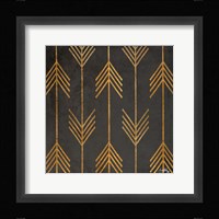 Gold Arrow Modele I Framed Print