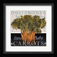 Vegetable Farm Fresh II Framed Print