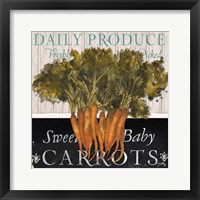 Vegetable Farm Fresh II Framed Print