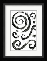 Tribal Swirls IV Framed Print