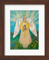 Purrfectly Heavenly Angel Fine Art Print