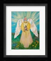 Purrfectly Heavenly Angel Fine Art Print