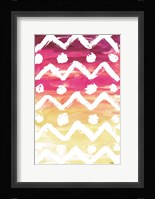 Watercolor Pattern I Framed Print