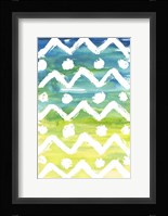 Watercolor Pattern III Framed Print