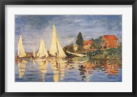 Regatta at Argenteuil Framed Print