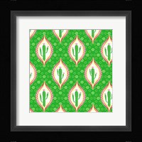 Chili Fiesta Pattern I Framed Print