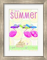 Flamingo Summer II Fine Art Print