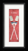 Oars & Anchors II Framed Print