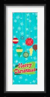 Merry Christmas Ornaments Fine Art Print