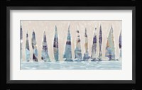 Dozen Muted Boats Panel Fine Art Print
