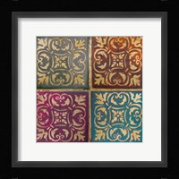 Moroccan Mosaic Patch II Framed Print