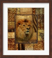 Decorative Safari II (Lion) Fine Art Print