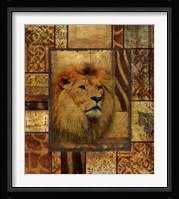 Decorative Safari II (Lion) Fine Art Print