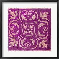 Purple Mosaic Fine Art Print