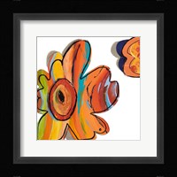 Collage Flowers I Framed Print