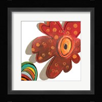 Collage Flowers II Framed Print
