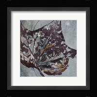 Watercolor Leaves Square II Framed Print