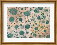 Rustic Turquoise Dots Fine Art Print