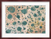 Rustic Turquoise Dots Fine Art Print