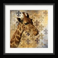Golden Safari III (Giraffe) Fine Art Print