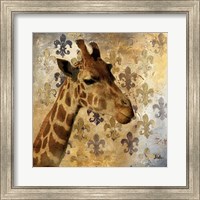 Golden Safari III (Giraffe) Fine Art Print