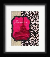 Bonjour Framed Print